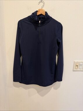 Jude Connally Navy Quarter-Zip Long Sleeve Pullover